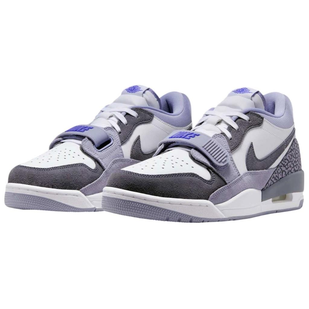 Jordan Legacy 312 Низкие Винтажные Баскетбольные Кроссовки Мужские Белый Черный Фиолетовый CD7069-108