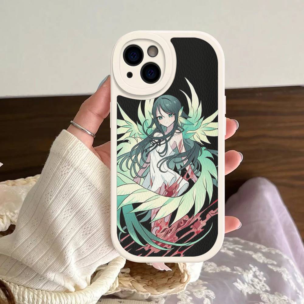 Чехол для телефона с изображением игры Horror Saya No Uta для iPhone 16 15 14 13 12 11 Pro Max Plus Кожаный Мягкий Чехол