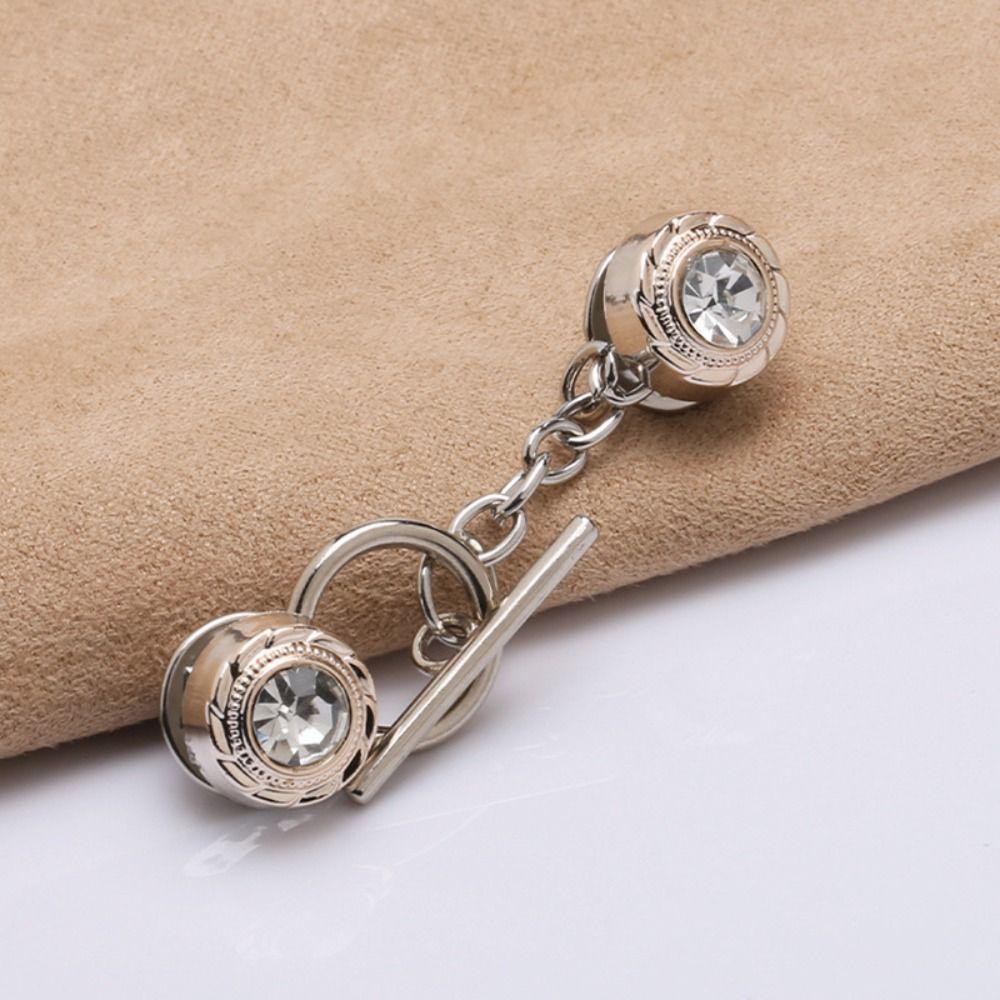 Triangle Close Neckline Decorative Brooch Crown Flower Anti-light Brooch  Clothing Accessories