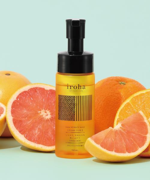 Iroha Intimate Wash Foam Type Cleanser Citrus Scent