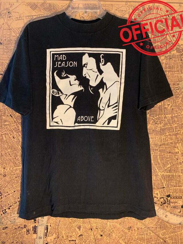 Футболка Mad Season Above Music Grunge Rock Крутой Подарок Футболка Унисекс