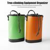 Arborist Rope Storage Bag 5L Tree And Rock Climbing Rope Carrier Bag with Drawstring Closure Multi-pockets Bucket-style Arborist Gear Bag