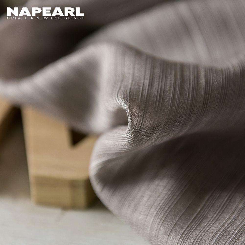 1 шт. NAPEARL современная элегантная однотонная прозрачная занавеска для спальни, мягкая текстурированная тюль, прозрачная занавеска для гостиной