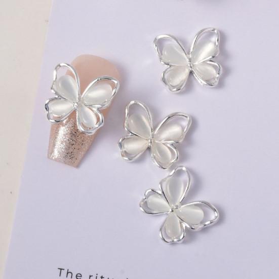 10шт ногтей красивые кристаллы сплава ювелирные изделия искусственные подвески полые художественные аксессуары для