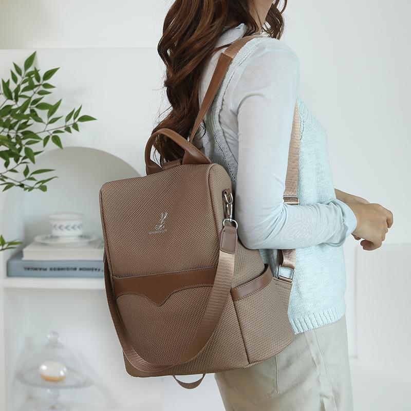 Рюкзак против краж Женский Рюкзак для поездок Многофункциональный Рюкзак из Оксфорда Студенческий Школьный Рюкзак