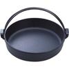 Sukiyaki Pot with Nambu Crane 22 Black Inner Diameter 22cm IH Compatible Nambu Ironware 20070