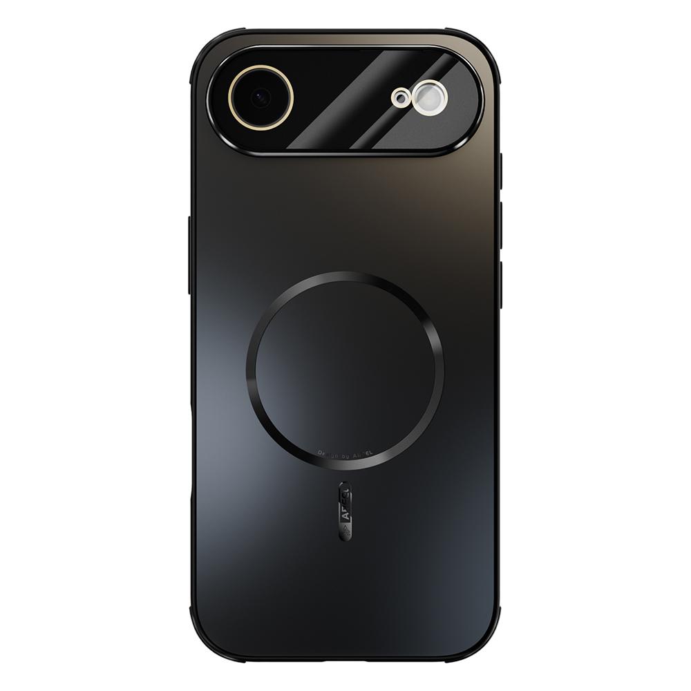 ABEEL For iPhone 17 Air Magnetic Case TPU PC Cooling Matte Phone Back Cover with Lens Film