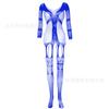 Sexy Underwear New Women's Transparent Jacquard Sexy One-piece Mesh Garment Suspenders Pantyhose Hollow Long-sleeved Garters