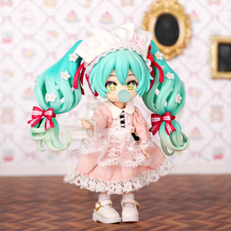 Одежда OB11 Розовый Набор Платье и Юбка Украшения для Одежды Molly, Тело GSC, Одежда для Кукол 1/12bjd Игрушечная Одежда