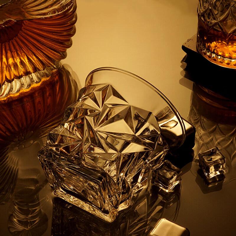 Набор бокалов для виски и коктейлей ZISIZ Crystal