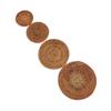 Round Insulation Kitchen Table Padding Rattan Coasters Cup Mats Bowl Pad