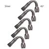 1-5PC 45/90/135 Degree Angle Bent Brass Air Tyre Valve Stem with Extension Adapter for Car Truck Motorcycle Cycling Accessories Valve Stems 1