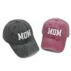 Visors DAD MOM Embroidery Baseball Caps Adjustable Sunscreen Hats Distressed Faded Cap