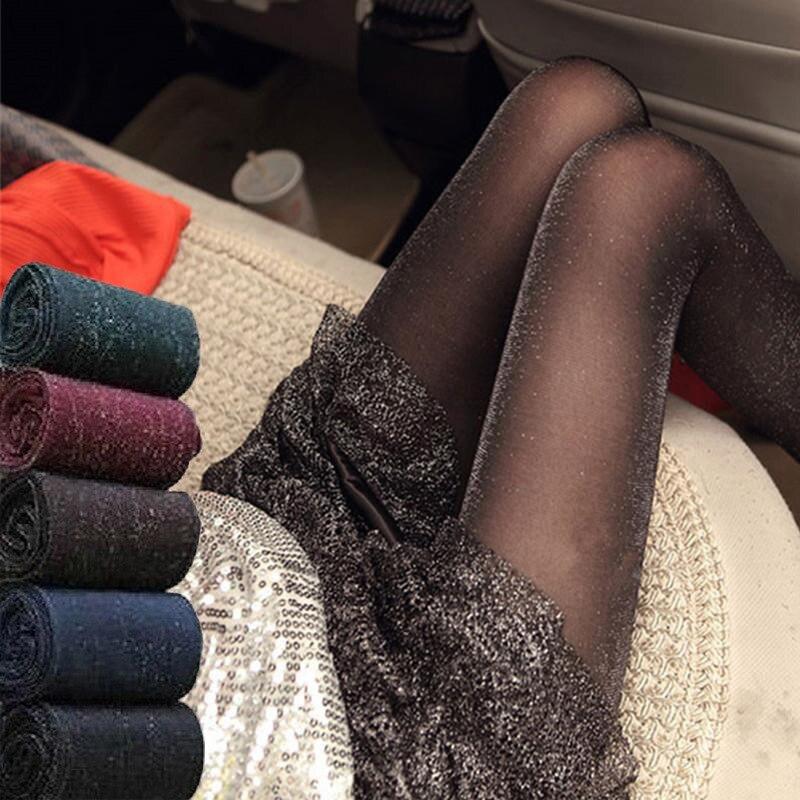 Сексуальные женские колготки, женские чулочно-носочные изделия, блестящие колготки, нижнее белье с защитой от крючка, модные летние тонкие прозрачные блестящие плотные чулки