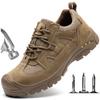 Labor Protection Shoes Steel Summer Breathable Anti-odor Lightweight Anti-smashing Anti-stabbing Safe Shoes D136