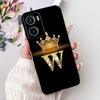 For Motorola Moto G05 Case Moto E15 Cover Fashion Initial Letters Black Silicone Soft Cover For MotoG05 G 05 MotoE15 E 15 Bumper