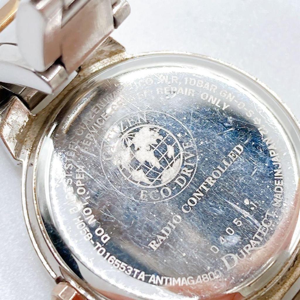 Б/у 346 CITIZEN xC Citizen Cross Sea Женские часы Солнечно-радиоуправляемые Комбинированные Римские цифры