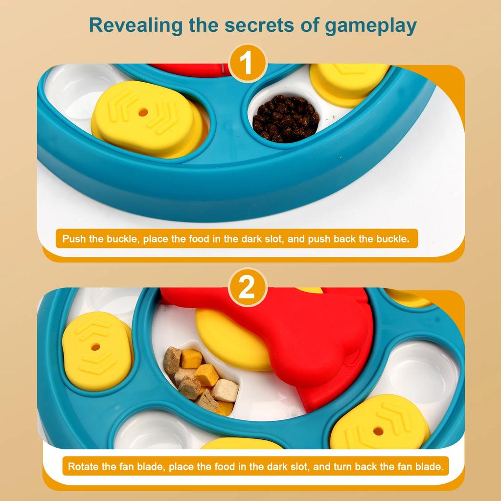 Игрушки-головоломки для собак Медленная кормушка Интерактивное увеличение интеллекта щенка Диспенсер для еды Посуда, которая не дает удушьям Собачья лизунья Товары для животных