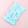 Новая детская повязка на голову, детская повязка-бант, вязаный тюрбан для девочки, детские эластичные повязки на голову, повязка на голову с бантом, аксессуары для волос для младенцев