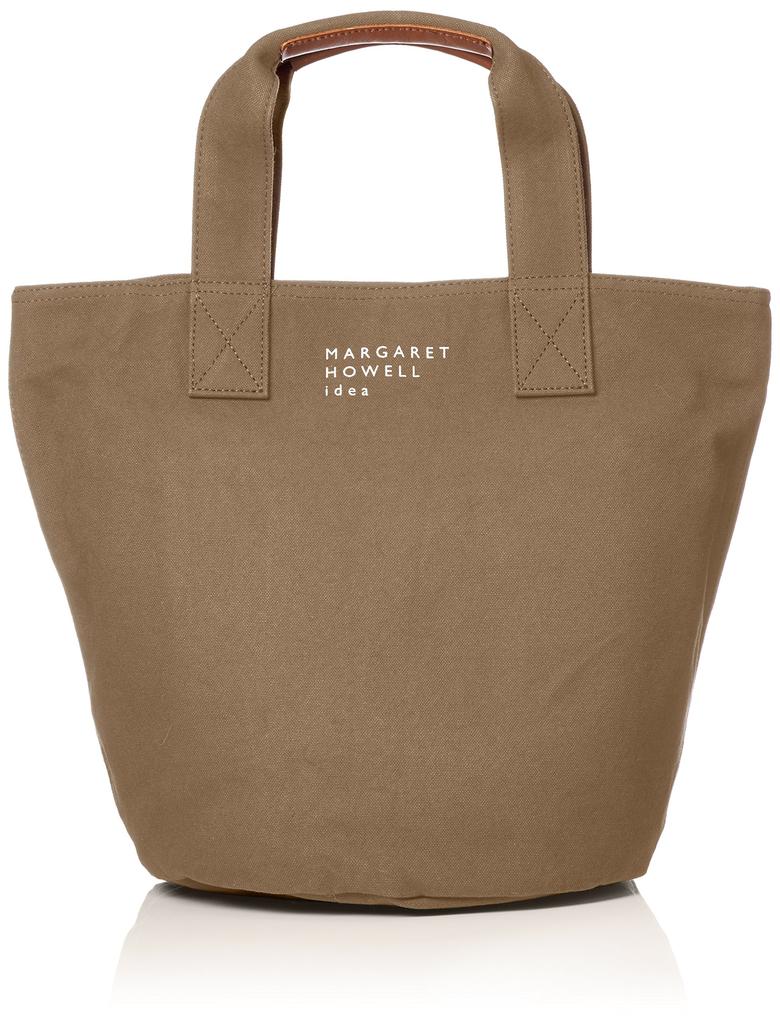 Сумка-тоут Howell из хлопковой коровьей кожи с круглым дном, простая, натуральная, для взрослых, повседневная, стильная, для взрослых, милая, для женщин, сделано в Японии MHLHBKH2 Темно-бежевый [Маргарет