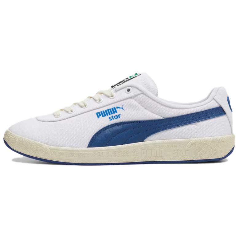 Noah x Puma Star Canvas Бело-синие унисекс кроссовки Clyde-Royal 396123-01