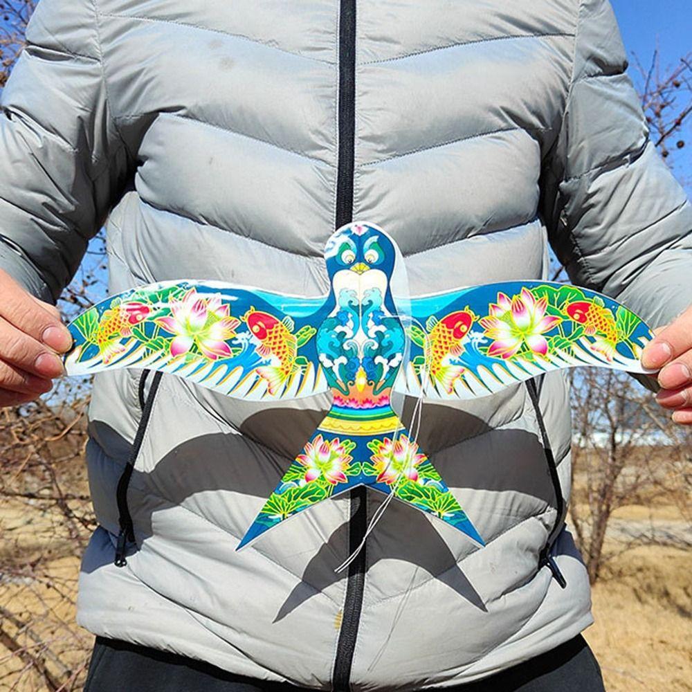 New Children Gift Cartoon Flying Bird Kites Large Eagle Kites 35cm Plastic Eagle Kite