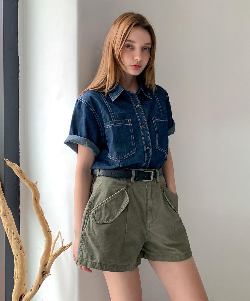 Хлопковые шорты с карманами Baseukala (4Colors)