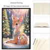 Cute Animal Diamond Embroidery Notebook DIY Diamond Art Diary Book Journal Notebook Diamond Art Notebook Kits for Adults Kids