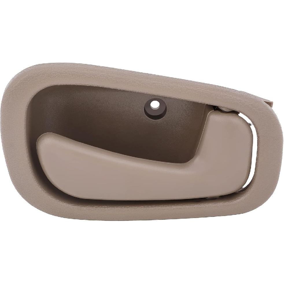 LUJUNTEC Interior Door Handle Manaul Lock,Front Rear Door Handle Passenger Right Side,Replacement for 1998-2002 For Toyota for Corolla,1pcs Beige