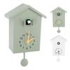 Bird House Wall Clock Bird Voice Call Nordic  Bird House Pendulum Wall Hanging Clock for Office