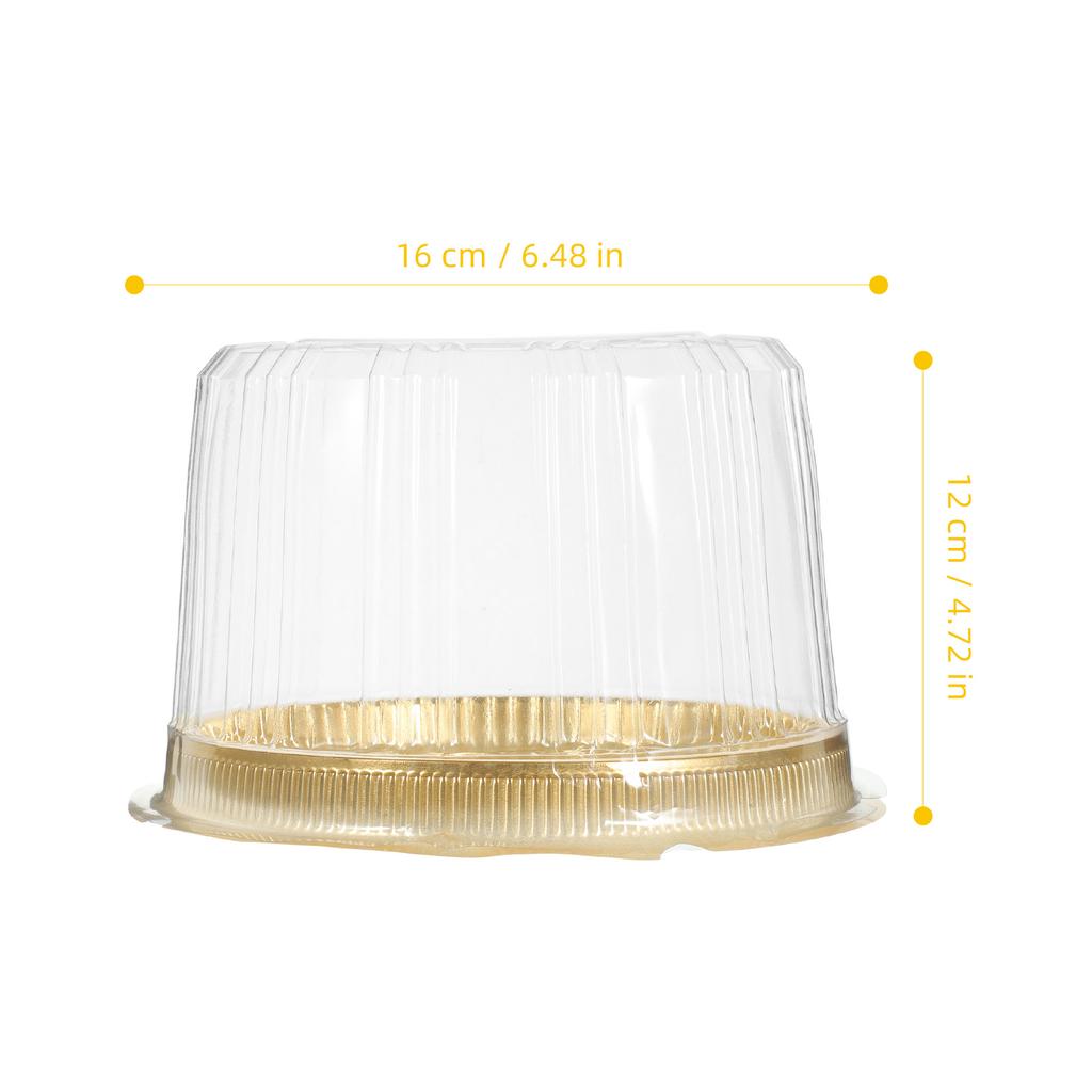 10 Pcs Cake Box Boxes and Packaging for Cakes Containers Plastic Carrier Macaron Muffin Travel