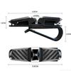 BBIP8 M Car Auto Sun Visor Glasses Box Universal Sunglasses Clip Card Ticket Emblem For BMW G80 G07 G42 G14 G15 G16 E46 E90 F20 E60