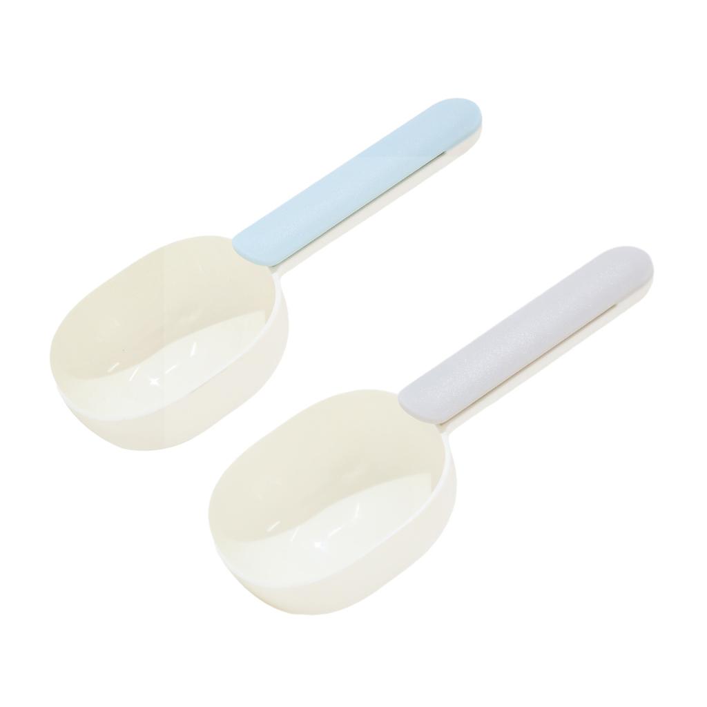 Совок для корма для собак, многофункциональная ложка для кормления домашних животных с уплотнительным зажимом, пластиковая мерная ложка для корма для кошек, специальная мерная ложка