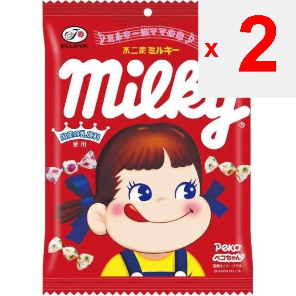 Fujiya Milky Bag 100gThis Milky Treat Is Made with Special Hokkaido Bran Milk, Fresh Cream, and Car This Milky Treat Is Made with Special Hokkaido Bra