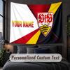 Custom Name Text Tapestry,VfB Stuttgart FC Decorative Wall Hanging, Background Tapestry For Home Bedroom
