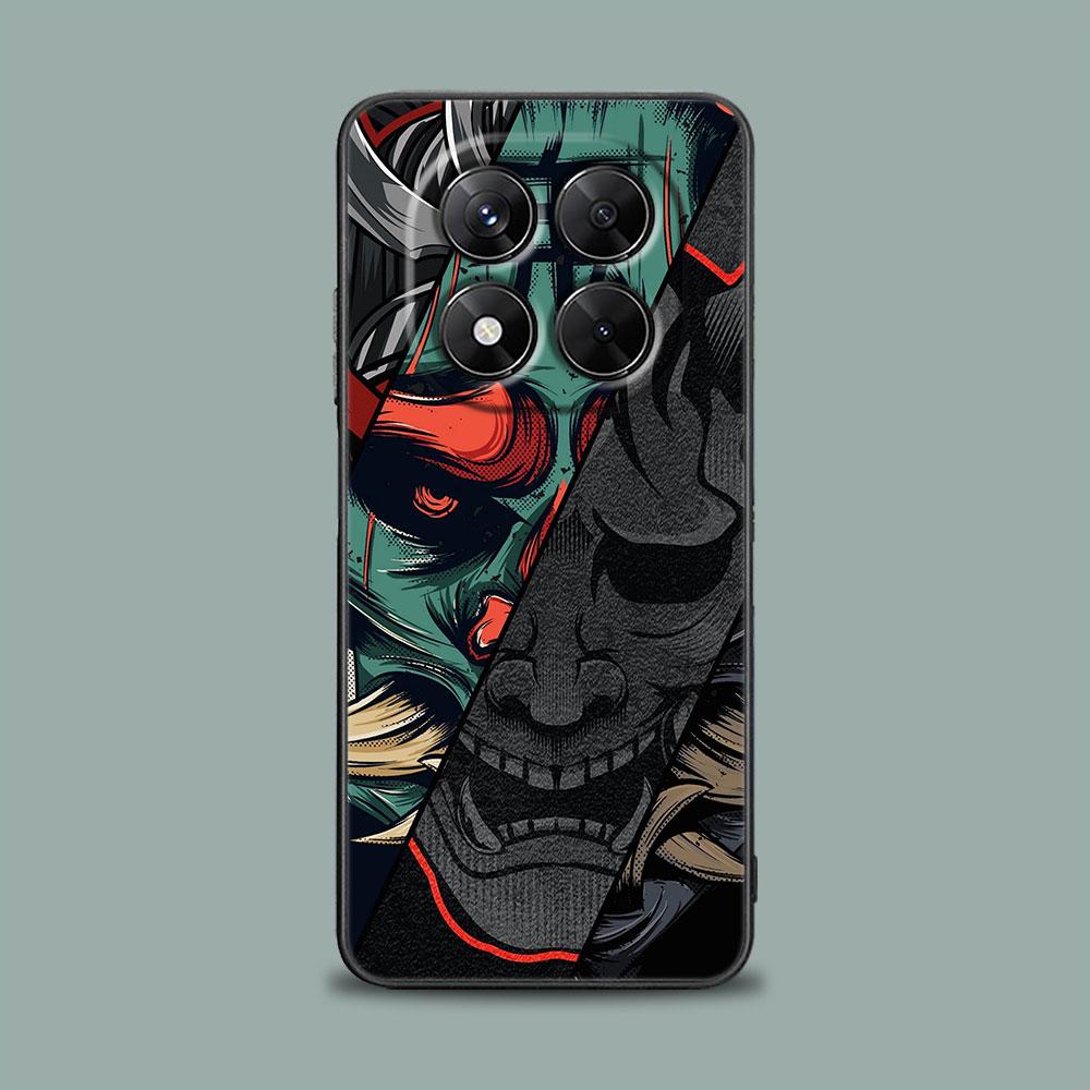 Чехол для телефона Samurai Ghost Hannya Ukiyo-E Mask для Xiaomi Redmi 14C 12C 10C 13C 4G Redmi Note 14 13 12 11 10 Pro Plus 12S 9S