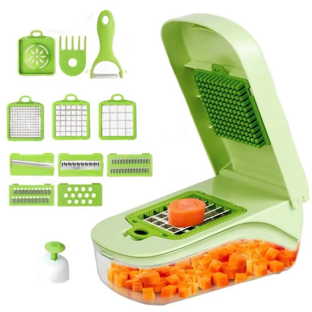 Replaceable 9 Blades Food Chopper Multifunctional Cheese Shredder Vegetable Slicer  Home Essentials