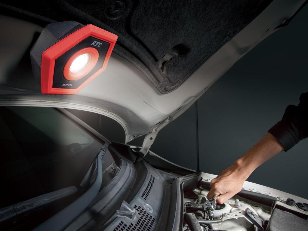 Светодиодный напольный светильник Kyoto Machinery Tools с магнитом и бесступенчатым управлением AL812SA (КТК) Низ, затемнение, макс.. 1000лм