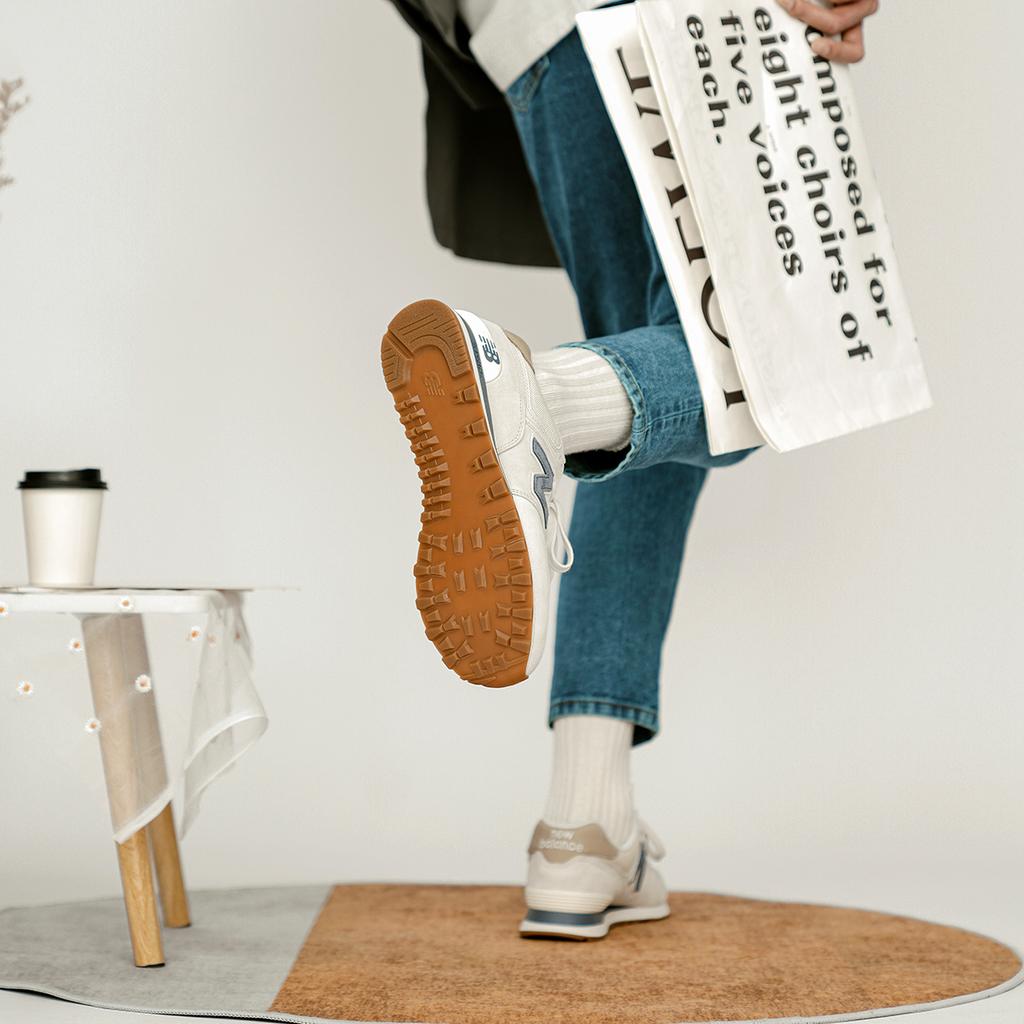 New Balance 574 Light Cliff Grey Indigo Unisex Sneakers ML574LGI