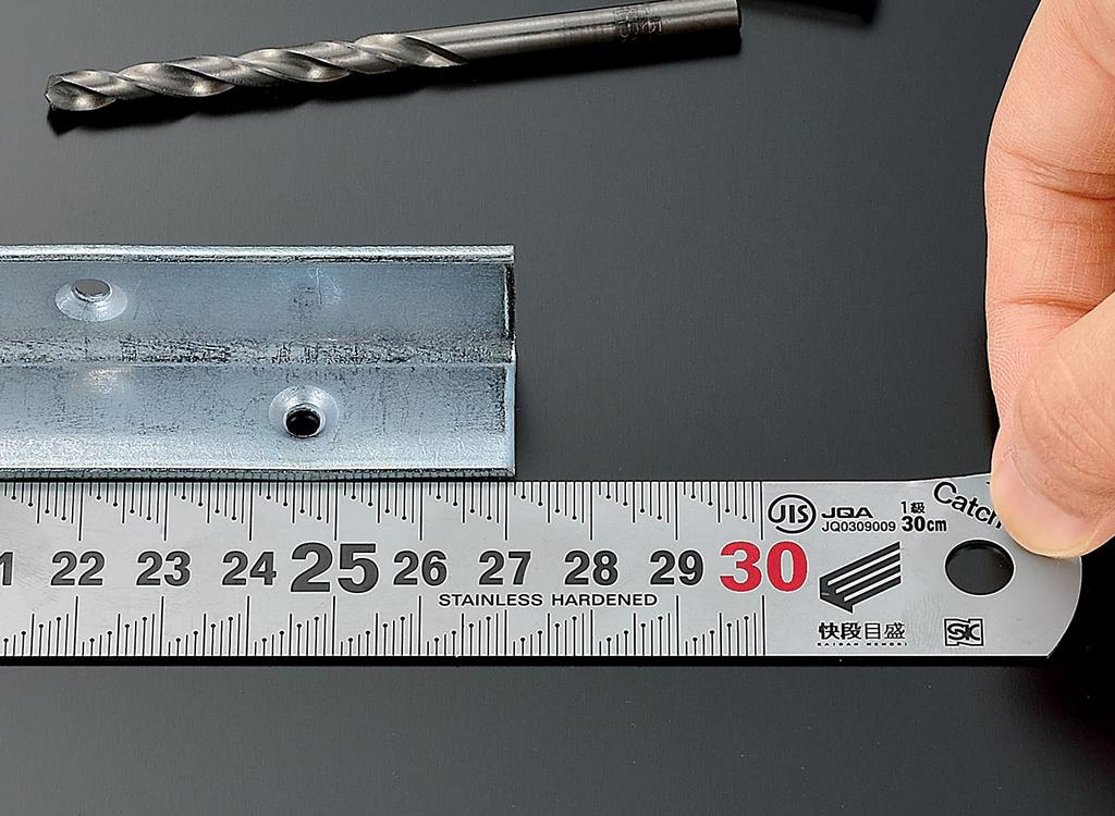 Niigata Seiki SK Сделано в Японии Масштаб Kaidan 100 см Серебряная отделка JIS Стандарт Catch-up CU-100KD