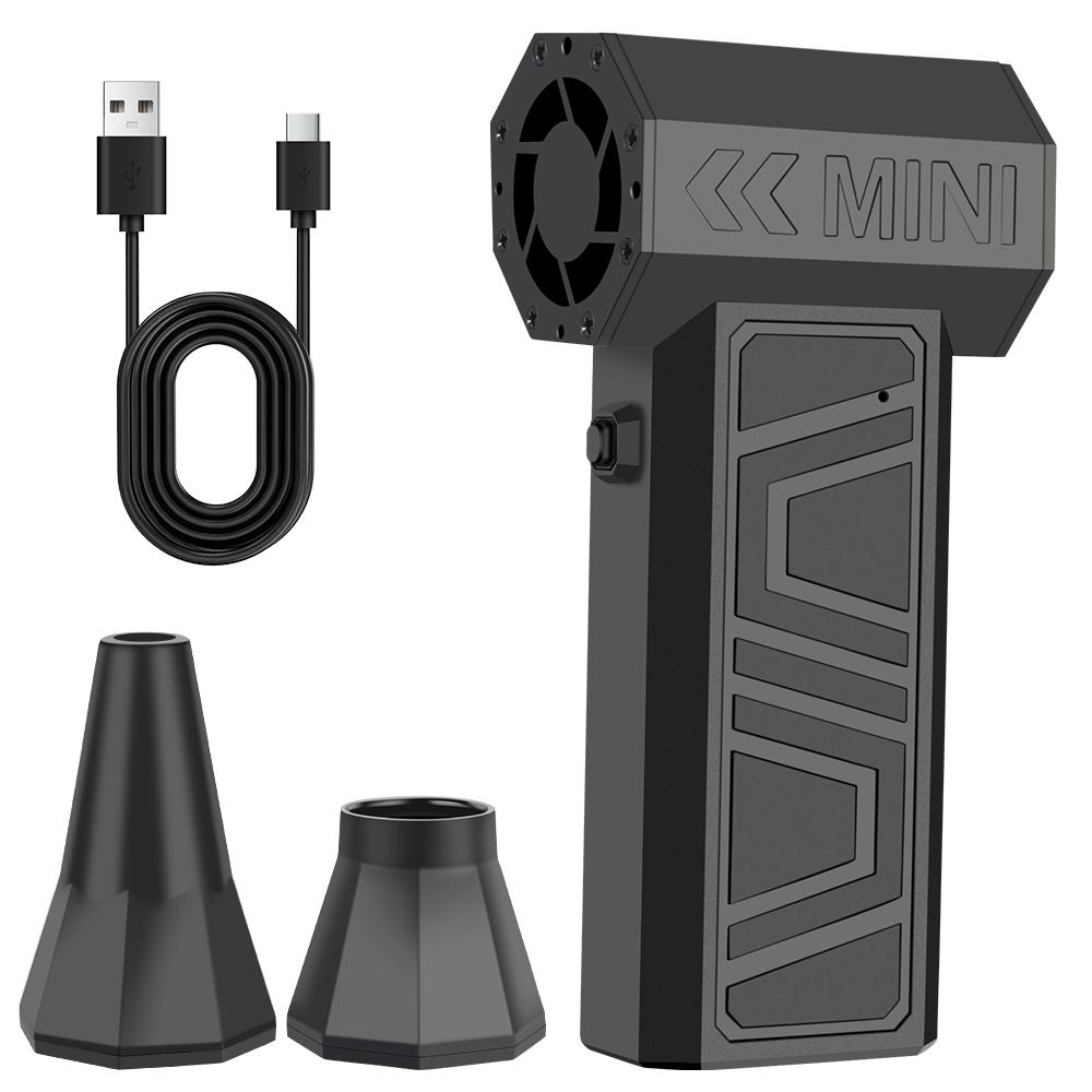 Mini Turbo Jet Fan 130000RPM Electric Air Blower Handheld Duct Fan Violent Fan for Computer Keyboard Outdoors Car Home