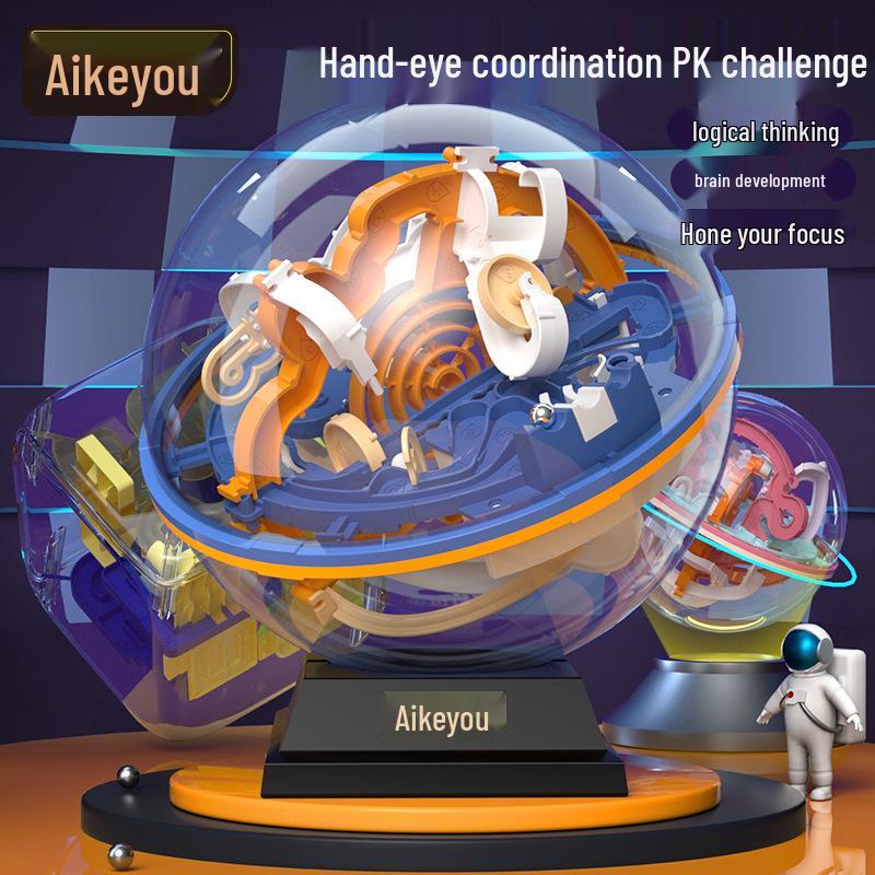 Kids' 3D Maze Puzzle Ball: Enhance Logic & Concentration