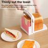 Bread Slicer Adjustable Width Foldable Bread Slicing Tool Reusable Bread Cutting Guide for Homemade Bread Bagels Cakes