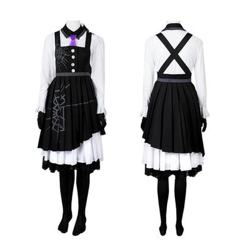 Новый Danganronpa V3 Tojo Kirumi Косплей Костюм Японская игра Аниме Униформа Костюм Одежда и парики Хэллоуин Косплей