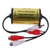 Rca Audio Noise Filter Suppressor Ground Loop Lsolator For Car And Home Stereo 2×Rca Male, 2×Rca Female