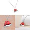 Necklace Christmas Hat With Rhinestones For Festive Occasions Gift Jewelry