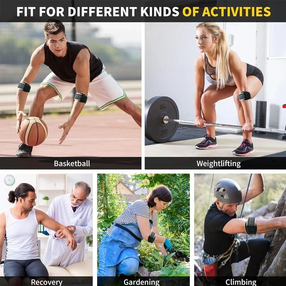 Регулируемый спортивный налокотник, компрессионный бандаж для локтя теннисиста, рукав для локтя, для тренажерного зала, фитнеса