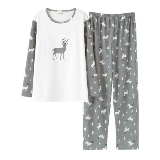 2 шт./компл., мужская домашняя одежда, прямые, широкие, теплые, эластичные, с простым полосатым принтом, мужские мягкие осенние пижамные комплекты, повседневная одежда