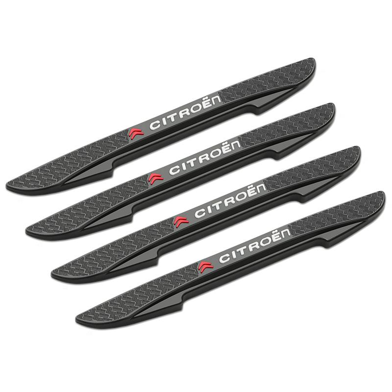 OAUH2 4Pcs Car Door Sticker Protector Strip Edge Guards For Citroen C4 C1 C5 C3 C6 C5 C8 DS C-ELYSEE VTS C4l Xantia DS3 Accessories