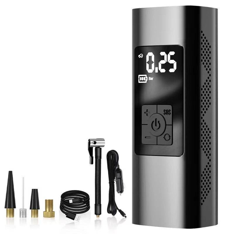 2024 Latest 150PSI Portable Electric Air Pump 15000+ Speed Piston Runs Quickly and 6000mah Large Capacity Battery Digital Display Car Tire Pump